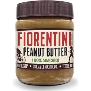 CAIYA Fiorentini Peanut Butter 100% Arachidi, Crema Spalmabile Protein di Arachidi Senza Zuccheri Aggiunti 350g