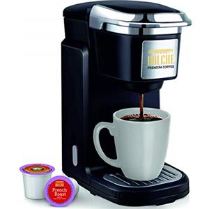 Dolche Premium Coffee Dolché ONE, Macchina per Caffè Americano in Capsule, Sistema Compatibile con Keurig K-cup 2.0, Nera