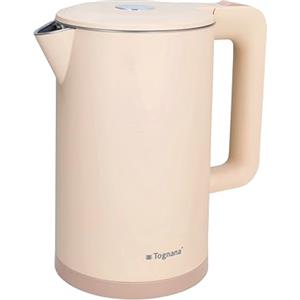 Tognana Iridea, Bollitore 1,7 L, plastica-acciaio Inox, Champange