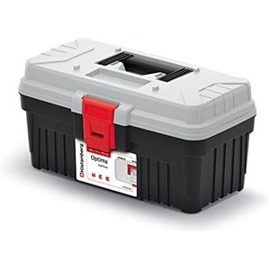 Kistenberg Cassetta degli attrezzi, cassetta degli attrezzi, con barella in plastica, 360 x 195 x 183 mm (lunghezza x larghezza x altezza)