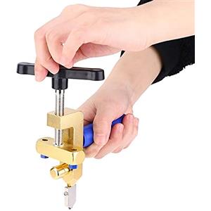 ZAWELIYO Utensile per tagliare piastrelle di vetro per Ceramica Integrata Multifunzionale, Tagliapiastrelle Vetro Professionale Apriutensile Manuale in Oro con Elevata Resistenza e Durezza