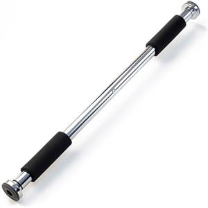 OcioDual Sbarra Trazioni da Porta 62-85 cm senza Viti, Barra per Trazioni Regolabile Telescopica, Pull Up Bar per Allenamento a Casa, Calisthenics