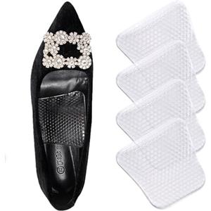 QKEPCY 4 Pezzi Solette Ortopediche Supporto Arco Plantare Soletta In Gel Plantari Per Fascite Plantare Plantari Piede Piatto Plantare Piede Cavo Per Donna e Uomo(Trasparenti)