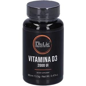 Dulac Vitamina D3 2000 UI - Integratore Alimentare in Capsule da 90
