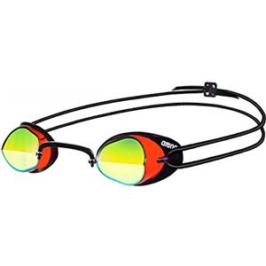 ARENA Swedix Mirror Occhialini Nuoto Gara Unisex Adulto, Occhialini Svedesi Nuoto con Lenti Specchiate Angolate Anti-Appannamento, Protezione UV, 4 Ponti Nasali Intercambiabili, Guarnizioni in TPR