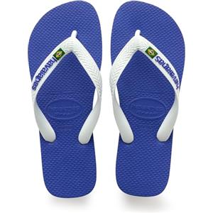 Havaianas - Brasil Logo, Infradito Iconiche, Comode E Resistenti, Strisce con la Bandiera Del Brasile E Suola Antiscivolo Con Strisce Colorate, Unisex Adulti