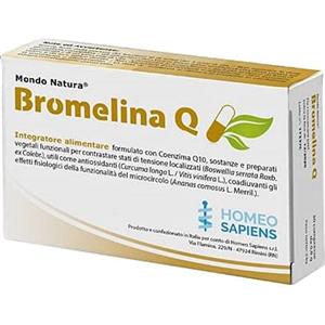 HOMEO SAPIENS Srl Bromelina Q Mondo Natura 30 Compresse