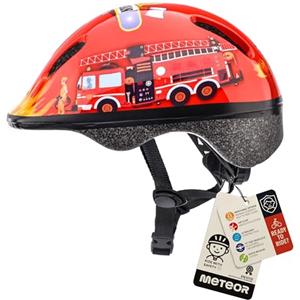 meteor Casco Bici Ideale per Bambini - Caschi Perfetto per Downhill Enduro Ciclismo MTB Scooter - Helmet per Tutte Le Forme di Attività in Bicicletta Helmo