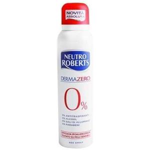 Neutro Roberts Deodorante Spray 150ml DERMAZERO Senza Profumazione per Pelli Sensibili