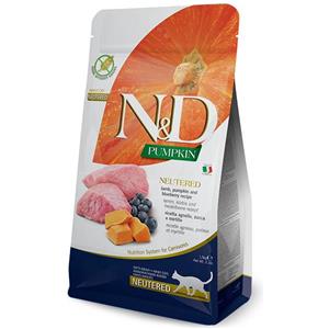 FARMINA N&D Farmina Crocchette Per Gatti N&D PUMPKIN ADULT NEUTERED AGNELLO E MIRTILLO 1,5 Kg Prezzo x 2 unità