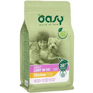 Oasy ADULT LIGHT IN FAT per cani al pollo 12 kg Prezzo x 2 unità