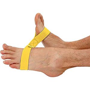 MoVeS ELASTICO CAVIGLIE GIALLO Resistenza Leggera ANKLECISER Cinghia Elastico Riabilitazione Caviglia