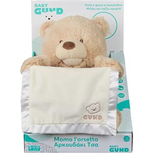 GUND Momo l'Orsetto Interattivo - Peluche Animato per Bambini 10 Mesi, Gioca a Nascondino e Parla
