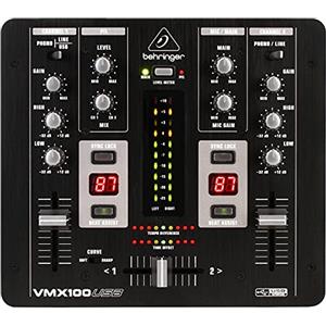 Behringer Vmx100Usb Dj Console Mixer Usb A 2 Canali E Doppio Beat Counter