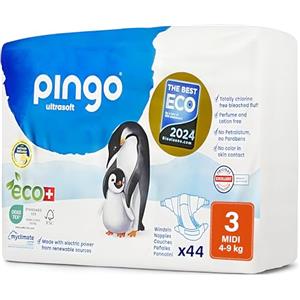 Pingo Pannolini monouso ecologici S3 4-9kg