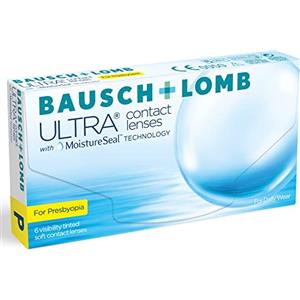 BAUSCH + LOMB - ULTRA® For Presbyopia - Lenti a contatto correttive mensili per presbiopia - 6 Lenti