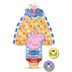 ARCOBALENO PARTY - UOVO DI PASQUA NOVITA' 2025 ! (personaggio peppa pig) Cioccolato Al Latte Finissimo 250 Gr Personalizzabile Con La Scelta Di 1 Magnete Collezionabile Regalo Perfetto