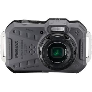 PENTAX WG-1000 (Grigio) fotocamera digitale compatta impermeabile, progettata per la fotografia occasionale all'aperto e subacquea, impermeabile fino a una profondità di 15 metri (a un'ora)