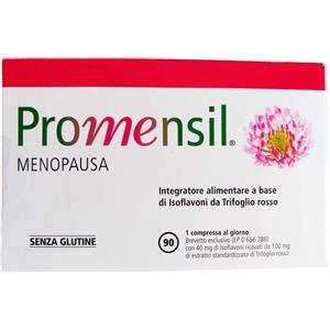 Named Promensil - Integratore Alimentare per la Menopausa con Isoflavoni da Trifoglio Rosso, 90 Compresse Vegan