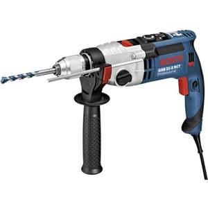 Bosch Professional 060119C700 Trapano con Percussione GSB 21-2 RCT, Ø Foratura in Calcestruzzo: 13-22 mm, Mandrino Autoserrante: 13 mm, Asta di Profondità: 210 mm, 1300 watts, 240 volts, blue