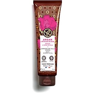Yves Rocher - Scrub Corpo Bain di Nature Argan & Petali di Rosa - Senza Solfati - 98% di ingredienti di origine naturale - 150ml