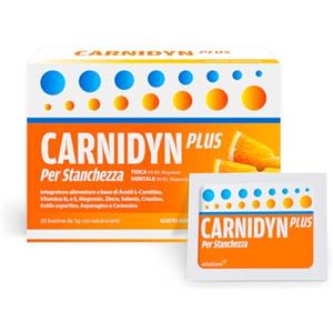 Carnidyn Plus Bustine - Confezione Da 20 Unita Da 5 G, Arancione, 100 Grammo