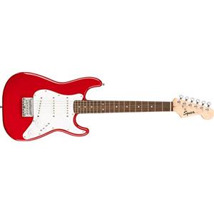 Fender Squier Mini Stratocaster - Chitarra Elettrica per Principianti, Dakota Red, con Pickup Single-Coil Reattivi e Lezioni Gratuite su Fender Play