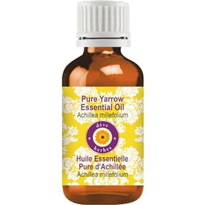 Deve Herbes puro Olio essenziale di achillea (Achillea millefolium) distillato a vapore 5ml (0.16 oz)