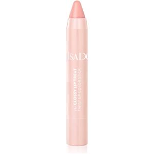 IsaDora The Glossy Lip Treat Twist Up Color - Rossetto Idratante Clear Nude 00, 3,3 g