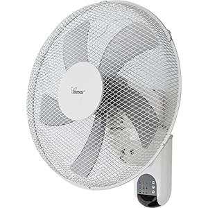 Bimar VM44 Ventilatore da Parete con Telecomando, Elica a 5 Pale Ø40cm, Comandi Elettronici e Telecomando 3 velocità e 3 modalità, Oscillazione Destra Sinistra, Kit Fissaggio Incluso