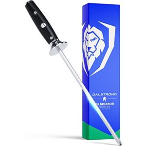 DALSTRONG Honing Steel - 10 Rod - Gladiator Series - HC Stainless Steel - G10 Garolite Handle - NSF Certified