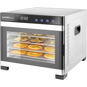 Sous Vide Tools SousVideTools [SVT-12005] Essiccatore per Alimenti Hendi in Acciaio Inox a 6 Vassoi, Pannello di controllo touch con timer e termostato, Addato per Essiccare Frutta, Carne e Verdura