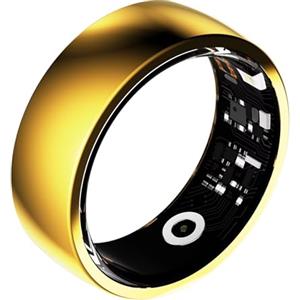 findtime Smart Ring Misuratore Di Pressione Sanguigna, Contapassi, Android IOS Smartringe Uomo Donna Fitness Tracker Anello Sleep Tracker Sonno Smartring Fitness Nero