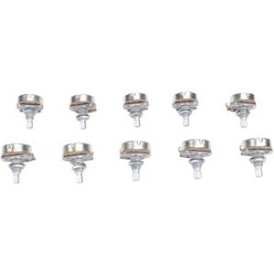 Gavigain Set potenziometri Gavigain 25K, metallo robusto di alta qualità, controllo volume e tono, filettatura metrica M8, ideale per chitarre e bassi elettrici (B25K)