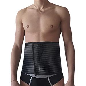 INGROSSO MERCERIE LCF Fascia Lombare Rigida Alta 24 cm, Colore Nero, Modellante, Contenitiva, Supporto per Schiena Uomo e Donna, Realizzata in Italia. (XXXXL)