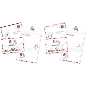 Lina OFFICINE GRAFICHE Creative letterina per Babbo Natale Pupazzo di Neve con Cassetta Lettere