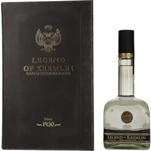 Legend of Kremlin Premium Russian Vodka BLACK BOOK 40% Vol. 0,7l in Giftbox
