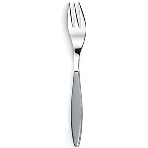 Guzzini Forchetta Dolce Feeling, Grigio Cielo, 15.5 cm