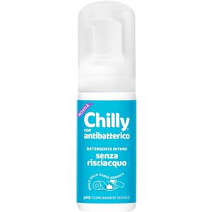 Chilly Detergente Intimo Antibatterico Senza Risciacquo in Mousse 100 ml - Formula Anti-Odor e pH Naturale