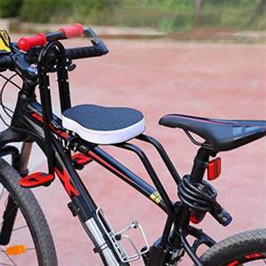 Honeyhouse Seggiolino Bicicletta Anteriore per Bambino | Pieghevole Sedile Seggiolino Anteriore con Braccioli e Pedale | per Bambini 2-6 Anni - Max 50KG