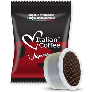 ITALIAN COFFEE FOR ESPRESSO LOVERS Italian Coffee 100 Capsule Caffè Vigoroso Compatibile con Lavazza Espresso Point