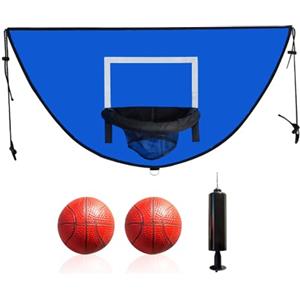 LeJump Trampolino da basket con mini pallacanestro, accessorio per bambini, adulti, interni ed esterni