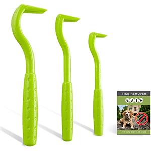 Nepfaivy Pinzetta per Zecche Togli Zecche per Cani - Pinze per Zecche Cane Gatto, Rimuovi Zecche, Uncino per Zecche