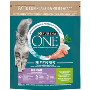 Purina One Bifensis Delicate Crocchette Gatti Tacchino 800g