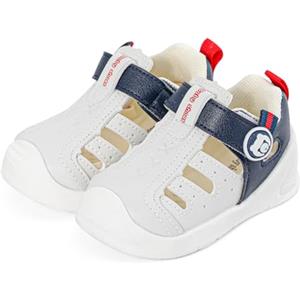 MK MATT KEELY Sandali Neonato Estive Scarpe Primi Passi Traspirante Bambino Sandali Punta Chiusa con Suole Gomma Antiscivolo,Marina,EU 23.5(CN 21)