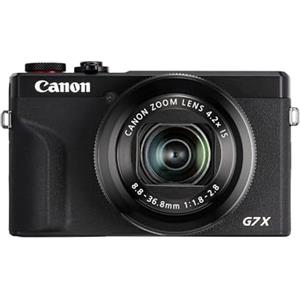 Canon PowerShot G7X Mark III (Nero) - Fotocamera Digitale Compatta con Sensore da 1 Pollice e Video 4K - Perfetta In Condizioni Di Scarsa Illuminazione E Per I Viaggi - Amata da chi crea in movimento