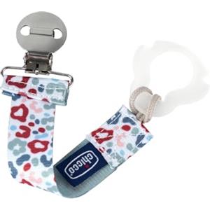 Chicco Fashion Clip Salvasucchietto Con Nastro, Universale, Per Agganciare Ciucci, Catenella Porta Ciuccio Neonato, Neutro Verde, 0 Mesi+