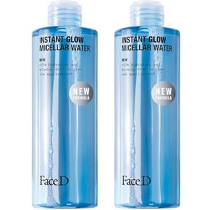 Face D 3 LURONICS Face D - BI-PACK Acqua Micellare Viso e Occhi Idratante con Acido Ialuronico, 2 x 400 ml