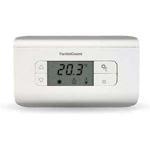 Fantini Cosmi Termostato Ambiente Digitale 3 Temperature CH115 Bianco ,