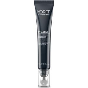Korff Eyezone Contorno Occhi 15 ml - Attenua Borse e Occhiaie con Estratto di Papavero, Caffeina e Vitamina PP